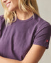 Women's Vintage Crew Tee - Washed Deep Purple